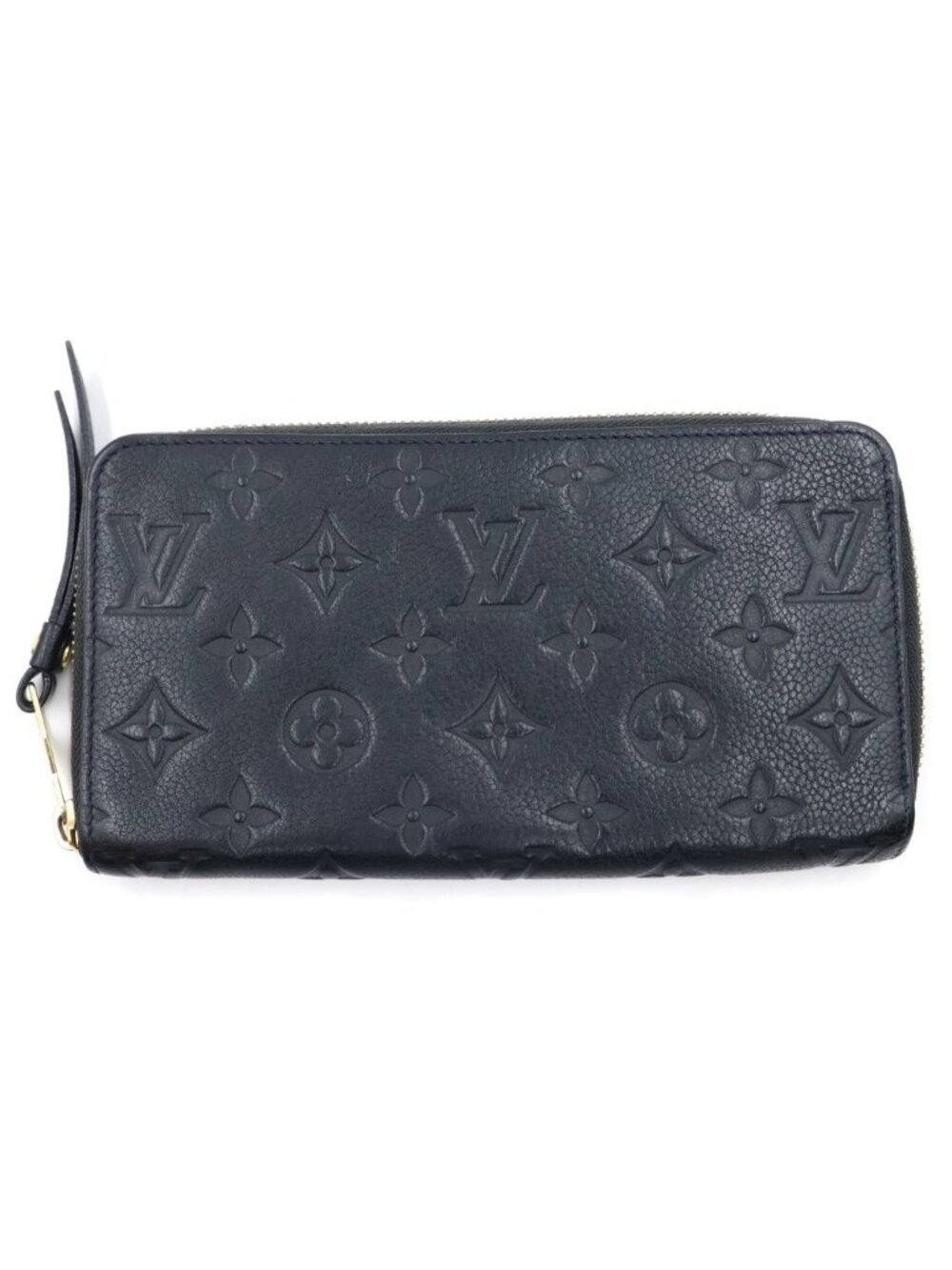 Louis Vuitton Monogram Empreinte Portefeuille Secret Long Leather Zip Around